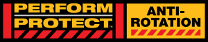 P&P logo with Anti-Rotation:  A logo indicating that this product is part of DEWALT's Perform & Protect line and features Anti-Rotation