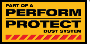 Icon for a product that is part of a DEWALT OSHA compliant Perform & Protect dust system