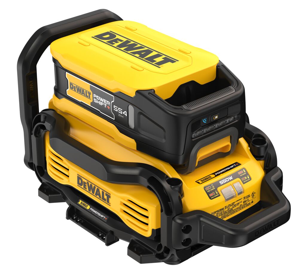 DEWALT POWERSHIFT™ 550W Charger on white background