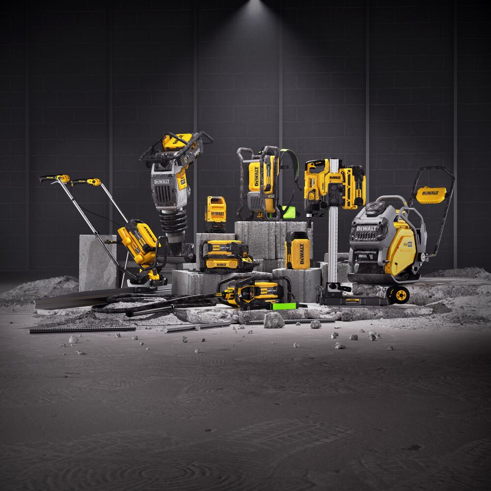 Dewalt Powershift Tools in Concrete Jobsite Setting