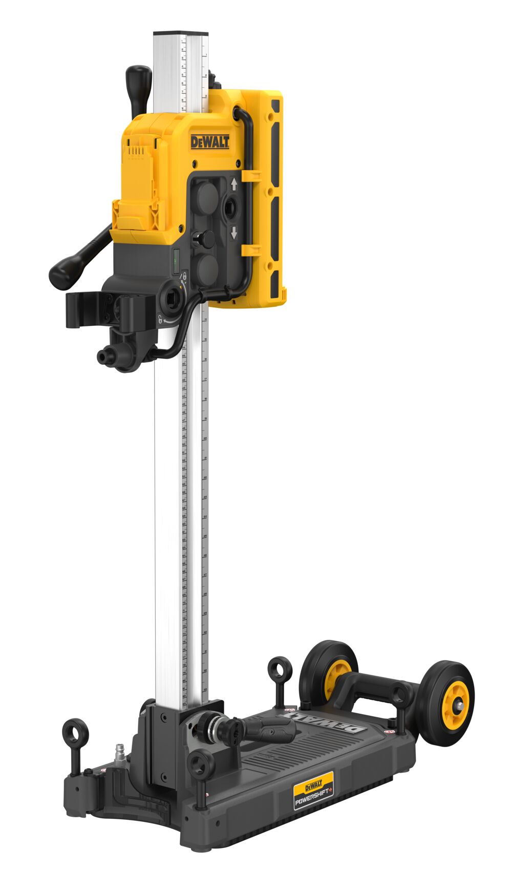 DEWALT POWERSHIFT™ 6.375IN CORE DRILL STAND on white background