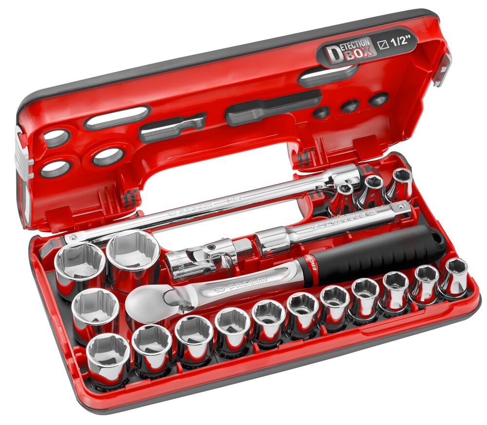 ½’’ OGV® GRIP 6-point socket set - 21 tools