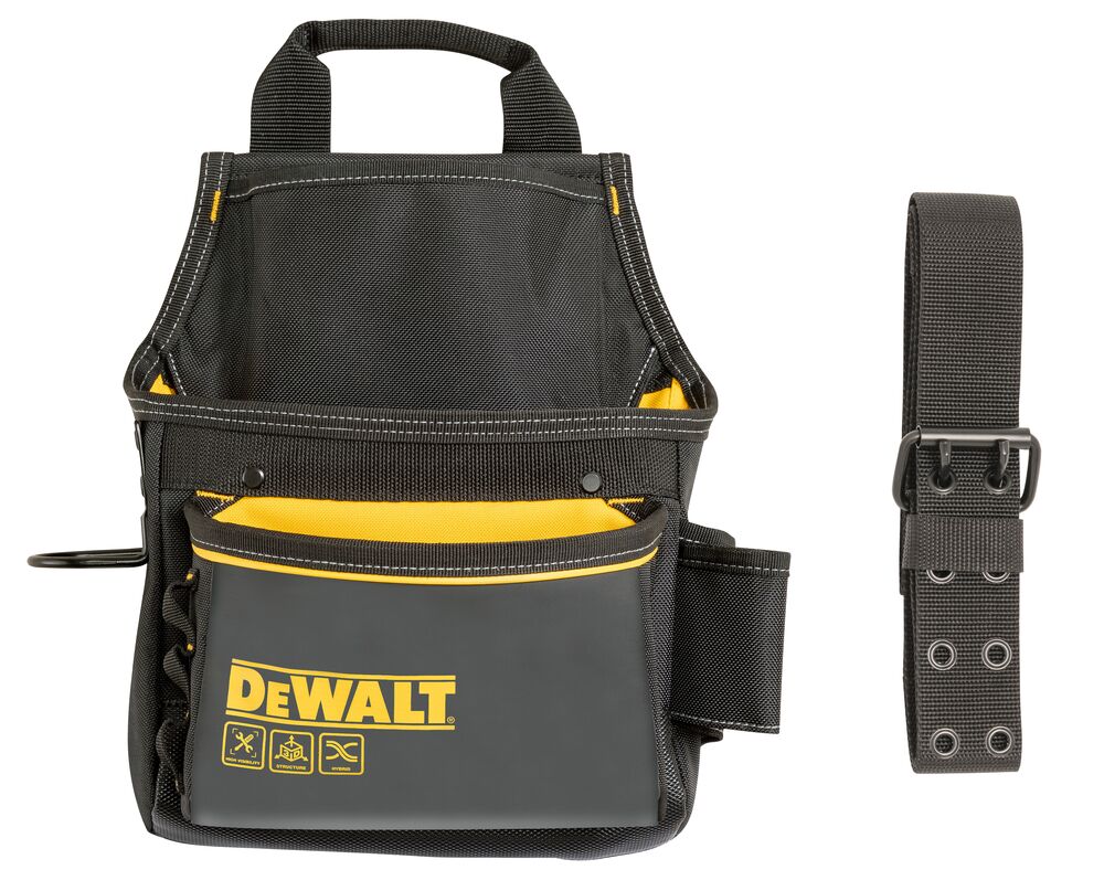 DEWALT PROFESSIONAL TOOL POUCH FRONT FACING with BELT