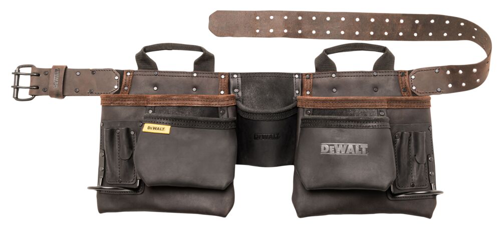 DEWALT LEATHER TOOL APRON FRONT FACING